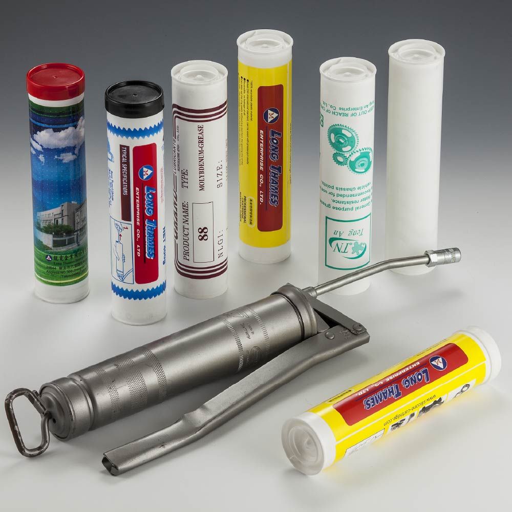 Plastic Grease Cartridge 400g Grease Lubricant Cartridge, Empty